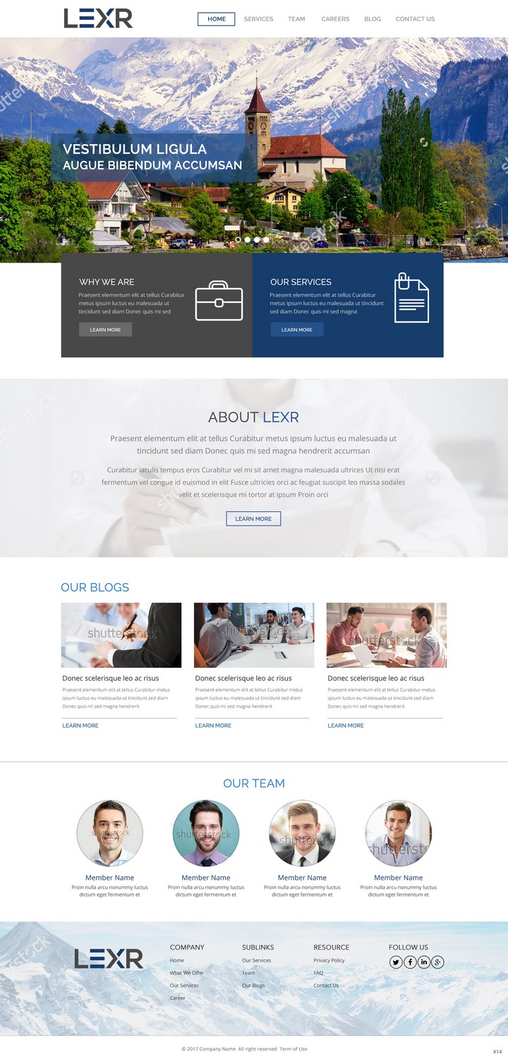 Web Design by pb for LEXR AG | Design #13653539