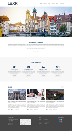 Web Design par pb pour LEXR AG | Design : #13653541