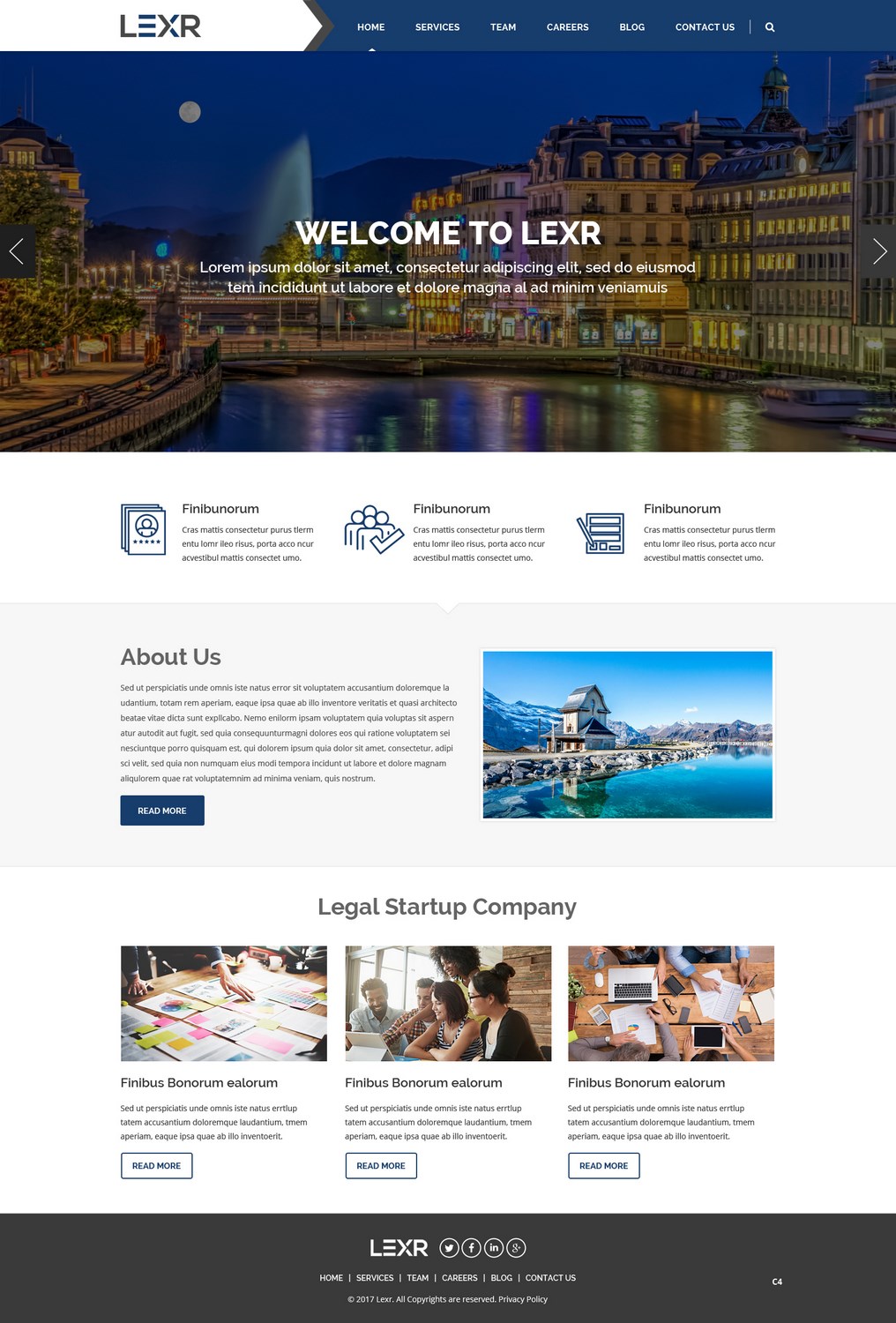 Web Design by pb for LEXR AG | Design #13800022