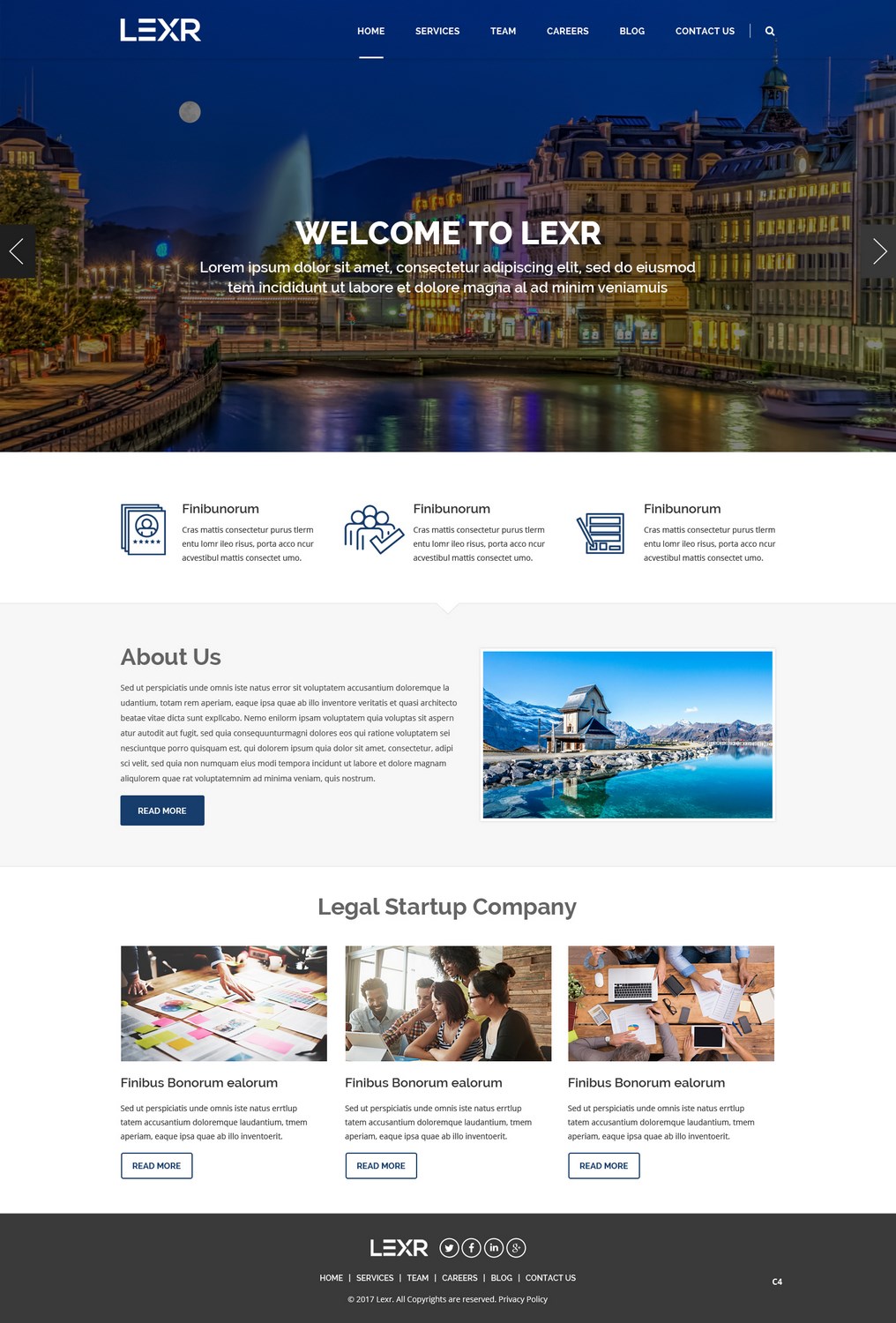 Web Design by pb for LEXR AG | Design #13800023