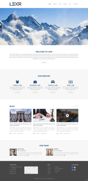 Web Design par pb pour LEXR AG | Design : #13840351