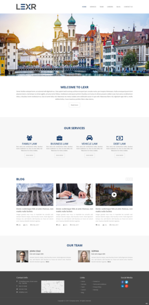 Web Design par pb pour LEXR AG | Design : #13840352