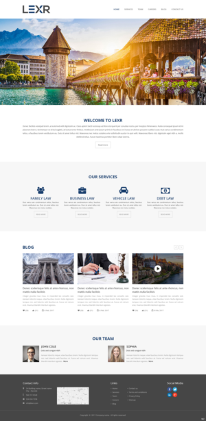 Web Design par pb pour LEXR AG | Design : #13840353