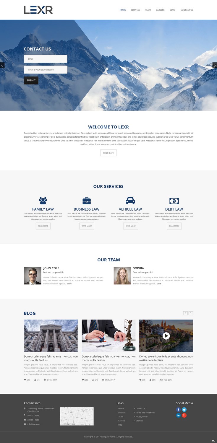 Web Design by pb for LEXR AG | Design #13895953
