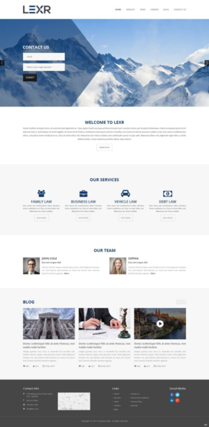 Web Design par pb pour LEXR AG | Design : #13895953