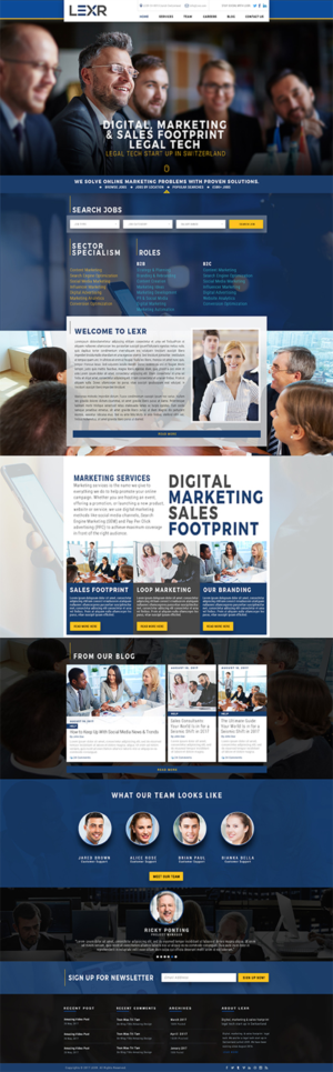 Web Design par Black Stallions Impressive Solutions pour LEXR AG | Design #13661402