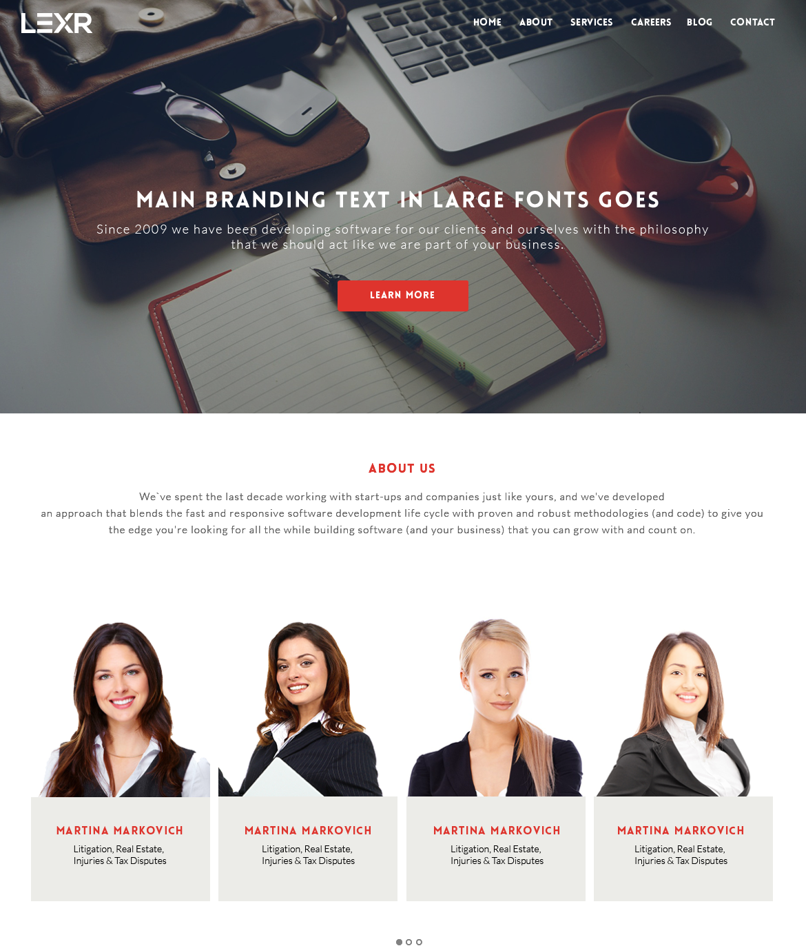 Web Design by Railization for LEXR AG | Design #13841981