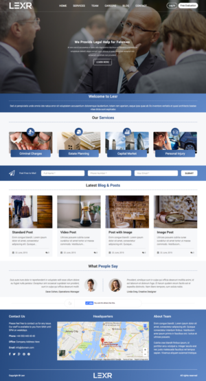 Web Design par cCopilot pour LEXR AG | Design : #13739847