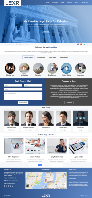 Web Design by cCopilot for LEXR AG | Design: #13739848