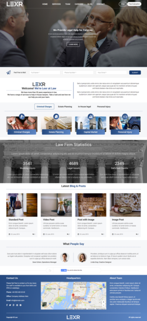 Web Design by cCopilot for LEXR AG | Design: #13846428