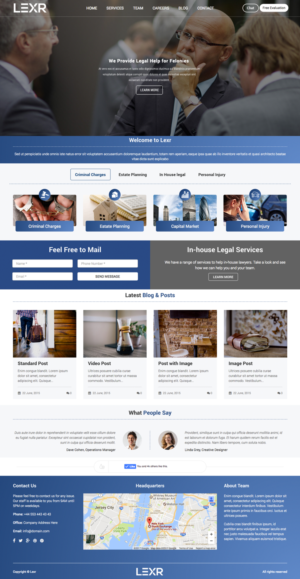 Web Design by cCopilot for LEXR AG | Design: #13846429