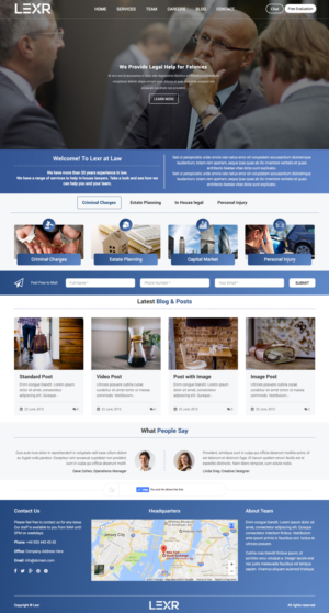 Web Design by cCopilot for LEXR AG | Design: #13846430