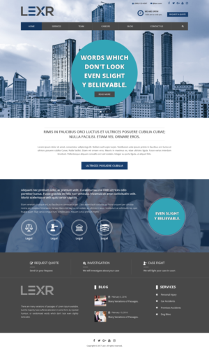 Web Design par Kreative Right Solution pour LEXR AG | Design #13773858