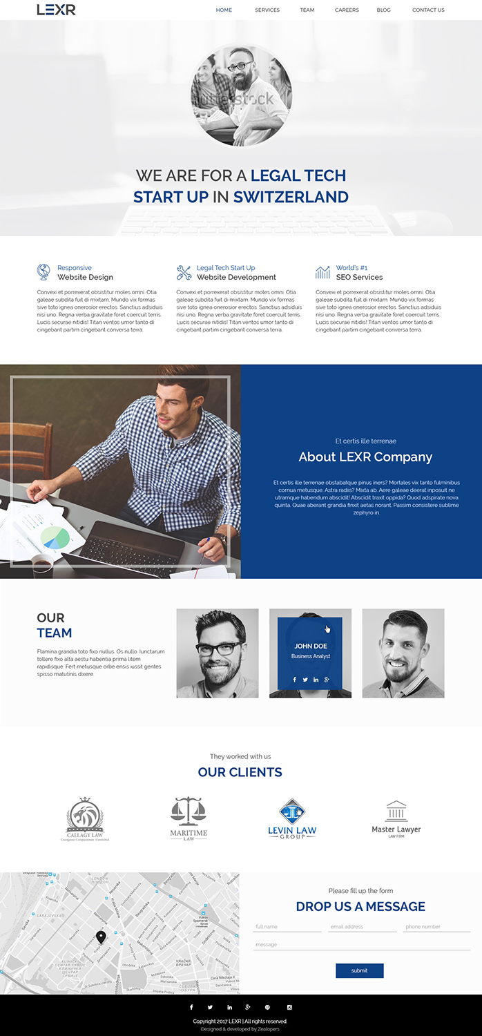 Web Design by anjanphukan for LEXR AG | Design #13797851