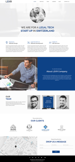 Web Design by anjanphukan for LEXR AG | Design: #13797851