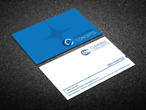 Visitenkarten-Design von Verified artistry für Cleaning Concepts Pty Ltd | Design: #13688581