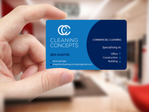 Visitenkarten-Design von Creations Box 2015 für Cleaning Concepts Pty Ltd | Design: #13654873
