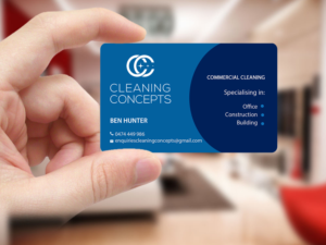 Business Card Design by Creations Box 2015 for Cleaning Concepts Pty Ltd | Design: #13654877