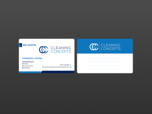 Business Card Design by Creations Box 2015 for Cleaning Concepts Pty Ltd | Design: #13654878