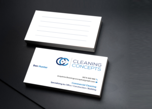 Business Card Design by Creations Box 2015 for Cleaning Concepts Pty Ltd | Design: #13654886