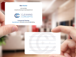 Business Card Design by Creations Box 2015 for Cleaning Concepts Pty Ltd | Design: #13654893