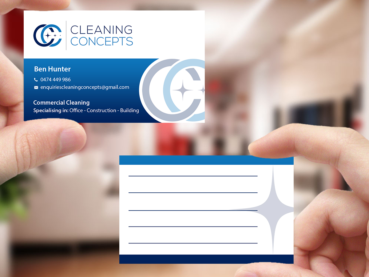 Visitenkarten-Design von Creations Box 2015 für Cleaning Concepts Pty Ltd | Design #13677577