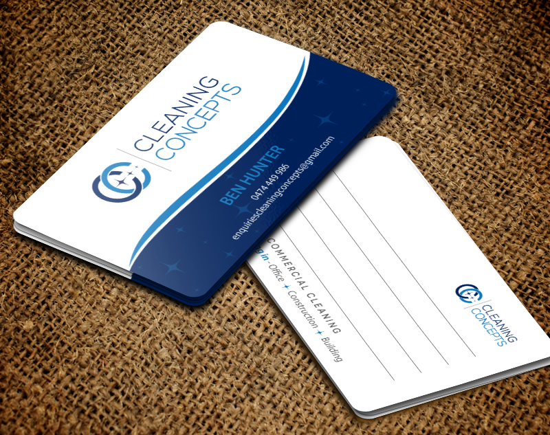 Visitenkarten-Design von chandrayaan.creative für Cleaning Concepts Pty Ltd | Design #13667653