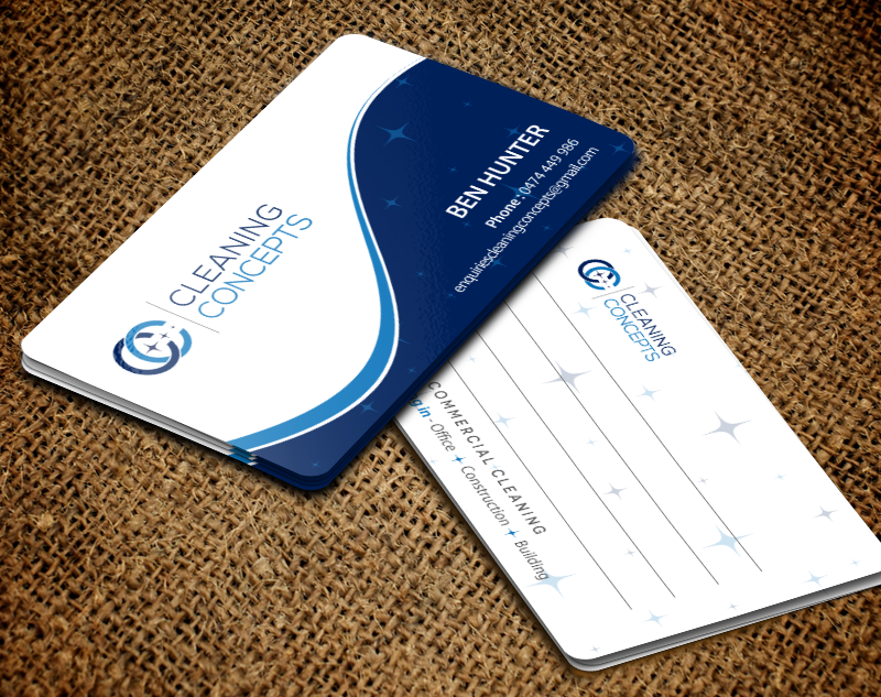 Visitenkarten-Design von chandrayaan.creative für Cleaning Concepts Pty Ltd | Design #13667753