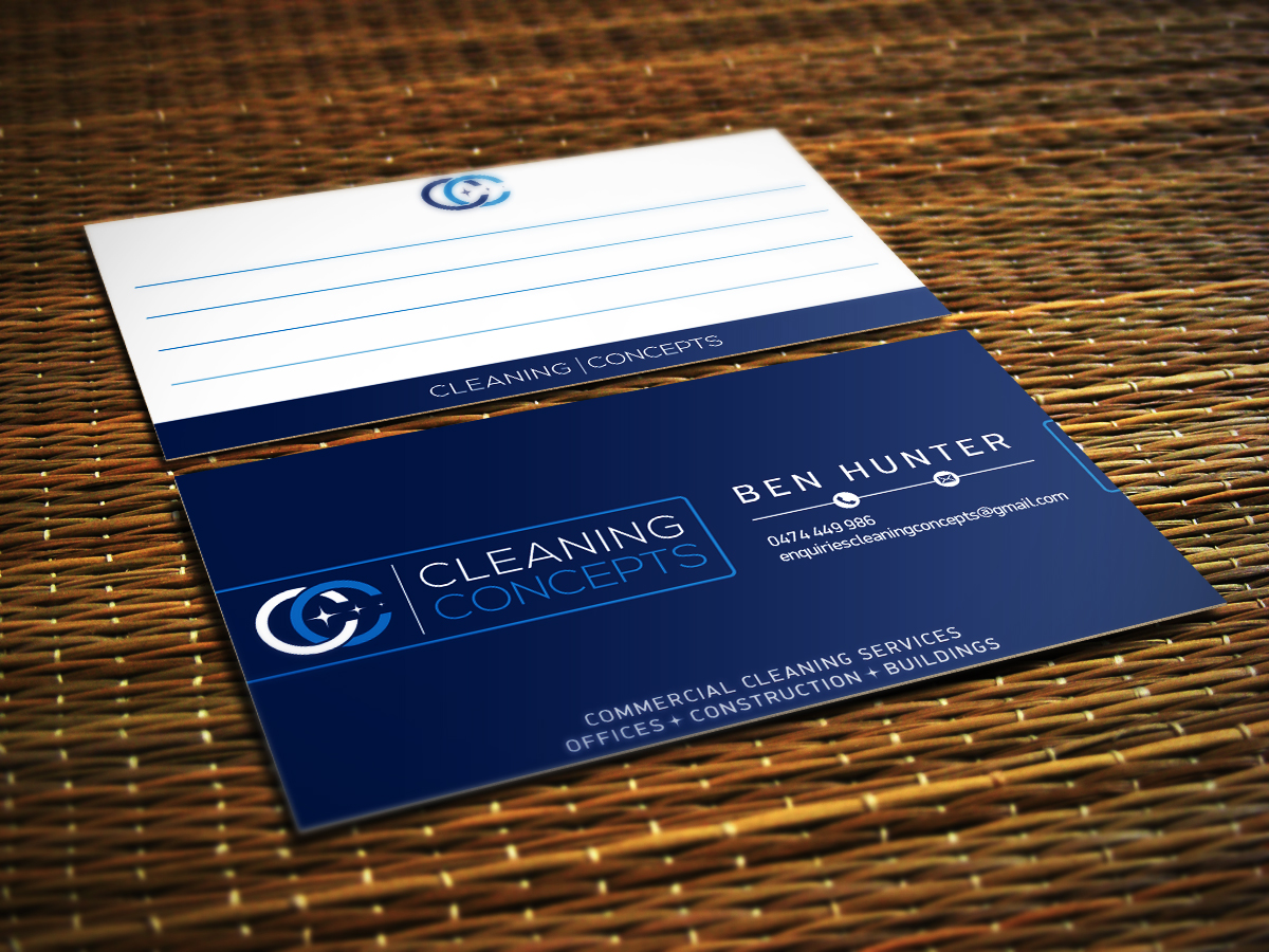 Business Card Design by Ivory NS for Cleaning Concepts Pty Ltd | Design #13661710