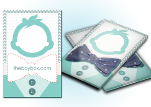 Bow Tie Post Card (Post Card to Package a Children's Bow Tie) | Diseño de Postal por Tomi and Edó