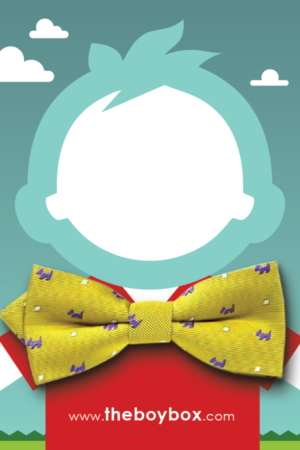 Bow Tie Post Card (Post Card to Package a Children's Bow Tie) | Diseño de Postal por eleven