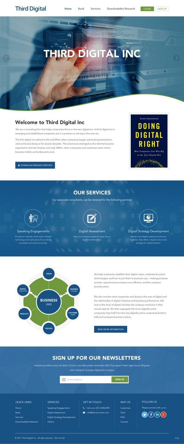 WordPress-Design von pb für Third Digital Inc. | Design #13653697