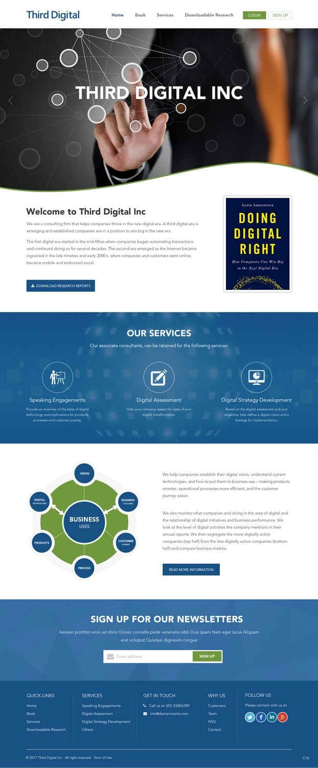 WordPress-Design von pb für Third Digital Inc. | Design #13653698