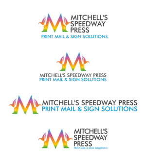 Logo Design by moisesf for Mitchell's Speedway Press | Design #13715473