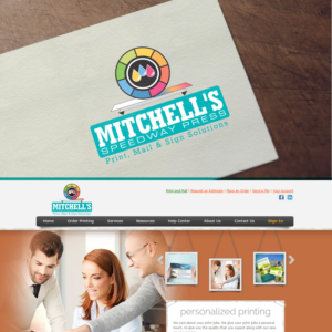 Logo-Design von peejay für Mitchell's Speedway Press | Design: #13744226