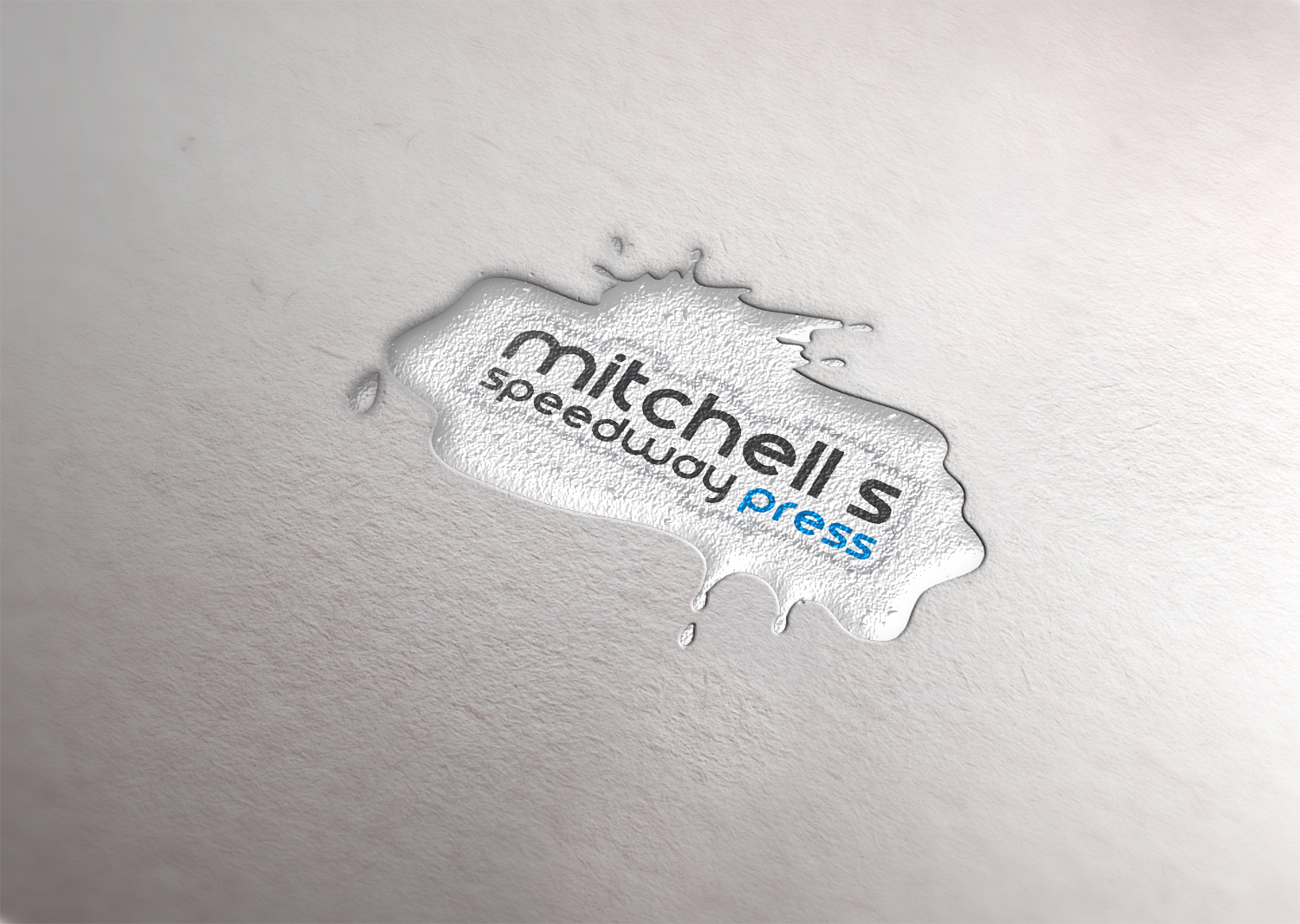 Logo-Design von A.STUDIO für Mitchell's Speedway Press | Design #13773306
