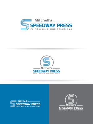 Logo-Design von kazi.design für Mitchell's Speedway Press | Design: #13660275