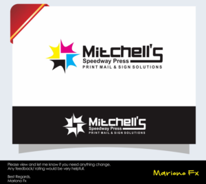Logo-Design von Mariono Fx für Mitchell's Speedway Press | Design: #13668491