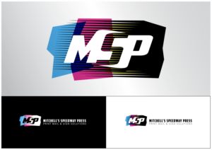 Logo-Design von Edge1157 für Mitchell's Speedway Press | Design: #13756197