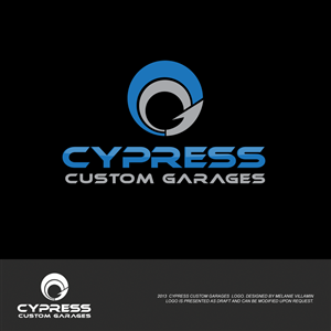 Logo Design by mvillamin for Cypress Custom Garages | Design: #2487527