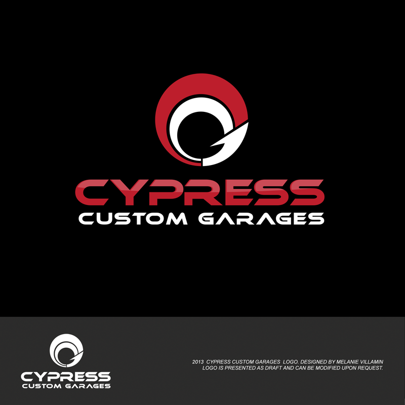 Logo Design by mvillamin for Cypress Custom Garages | Design #2487535