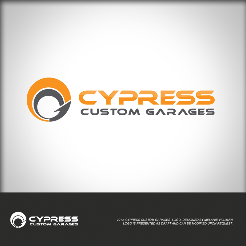 Logo Design by mvillamin for Cypress Custom Garages | Design #2487537