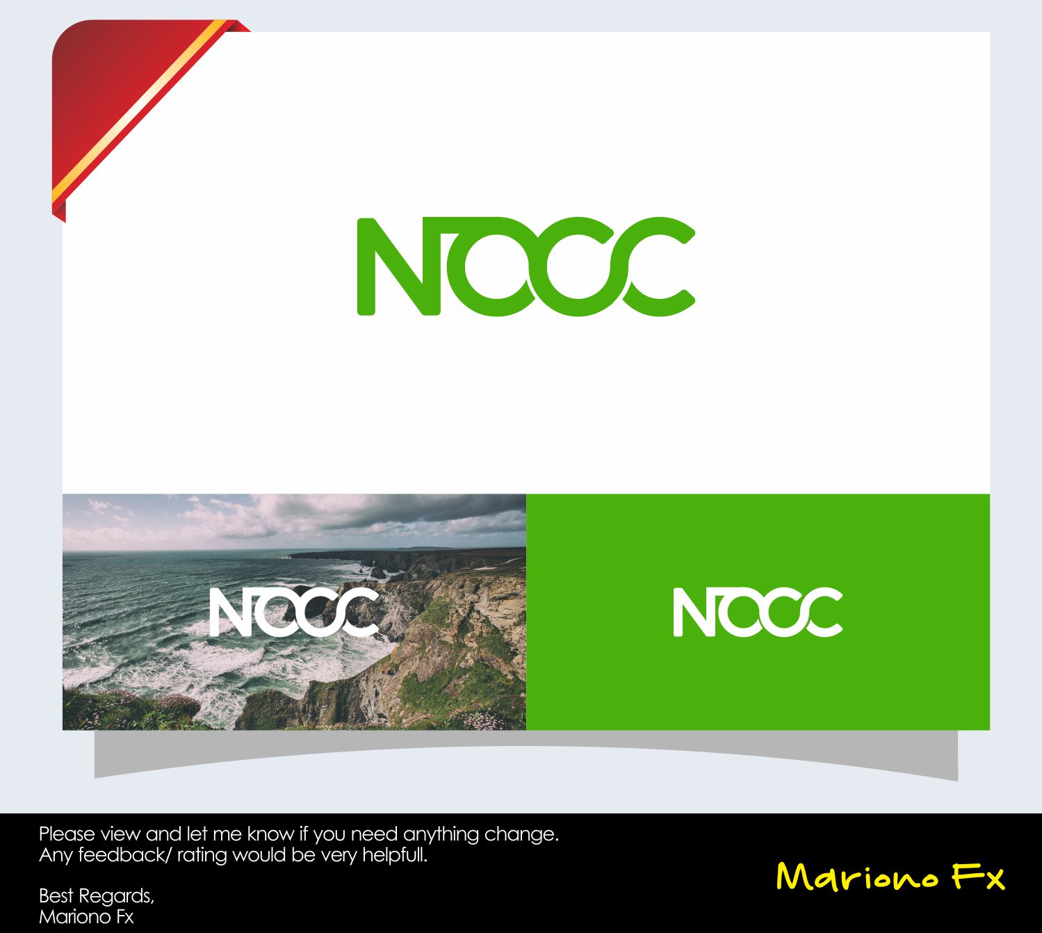 Logo Design by Mariono Fx for NOCC AB | Design #13646183