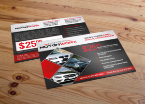 Diseño de Postal por uniquedesign10 para Import MotorWorx | Diseño: #13646962