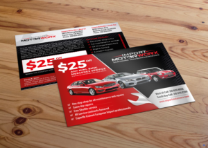 Diseño de Postal por uniquedesign10 para Import MotorWorx | Diseño: #13660865