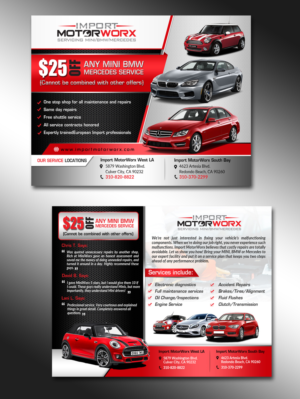 Diseño de Postal por innovative earth para Import MotorWorx | Diseño: #13658581