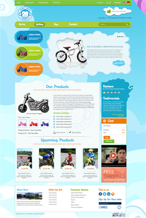 Web-Design von Sunrise It Care für dieses Projekt | Design: #2515676