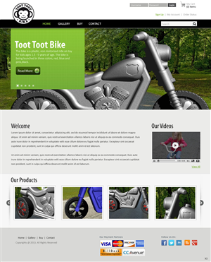 Web Design par pb pour ce projet | Design : #2491448