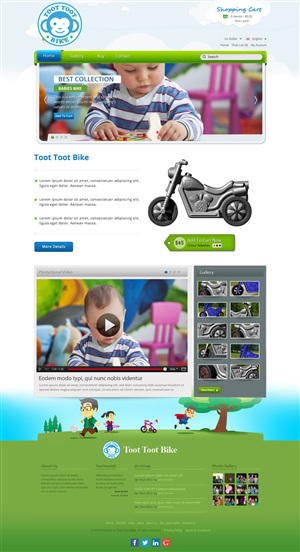 Web-Design von OM für dieses Projekt | Design: #2793677