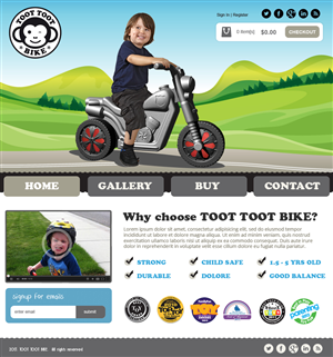 Web-Design von jeckx2 für dieses Projekt | Design: #2773993